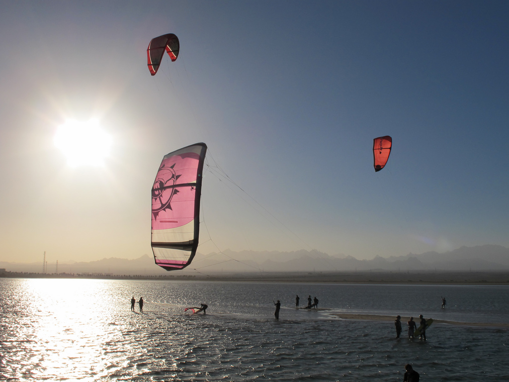 kitesurf e windsurf nel mar rosso