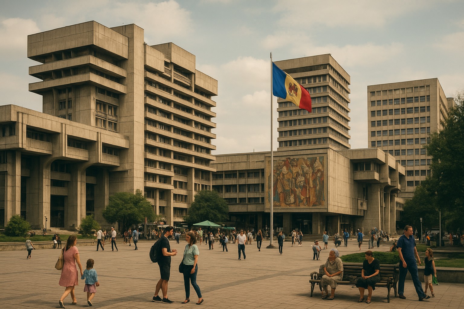 Chișinău: Architettura Brutalista e L’identità Moldava