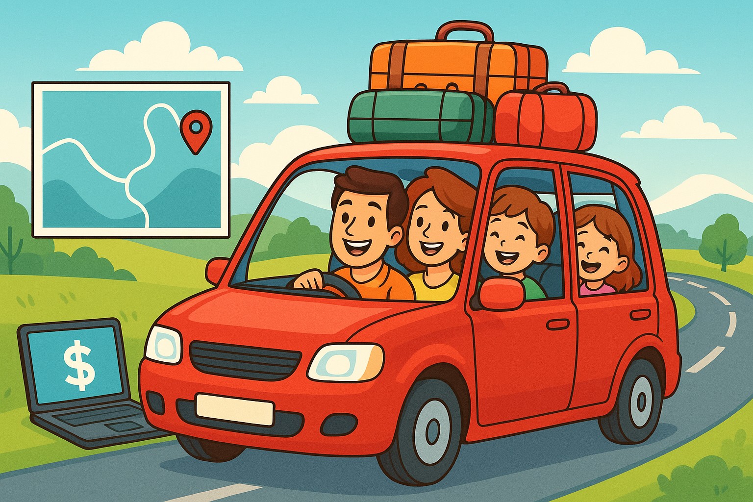 Viaggiare con bambini: come risparmiare sul noleggio auto nel 2026