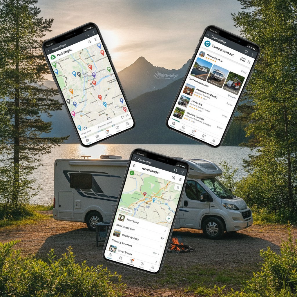 I Migliori App per Trovare Aree di Sosta per Camper