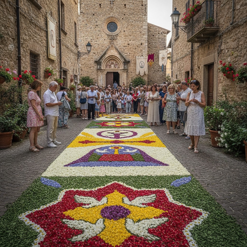 Il “picco” delle Infiorate del Corpus Domini: le infiorate più belle d’Italia da visitare a giugno