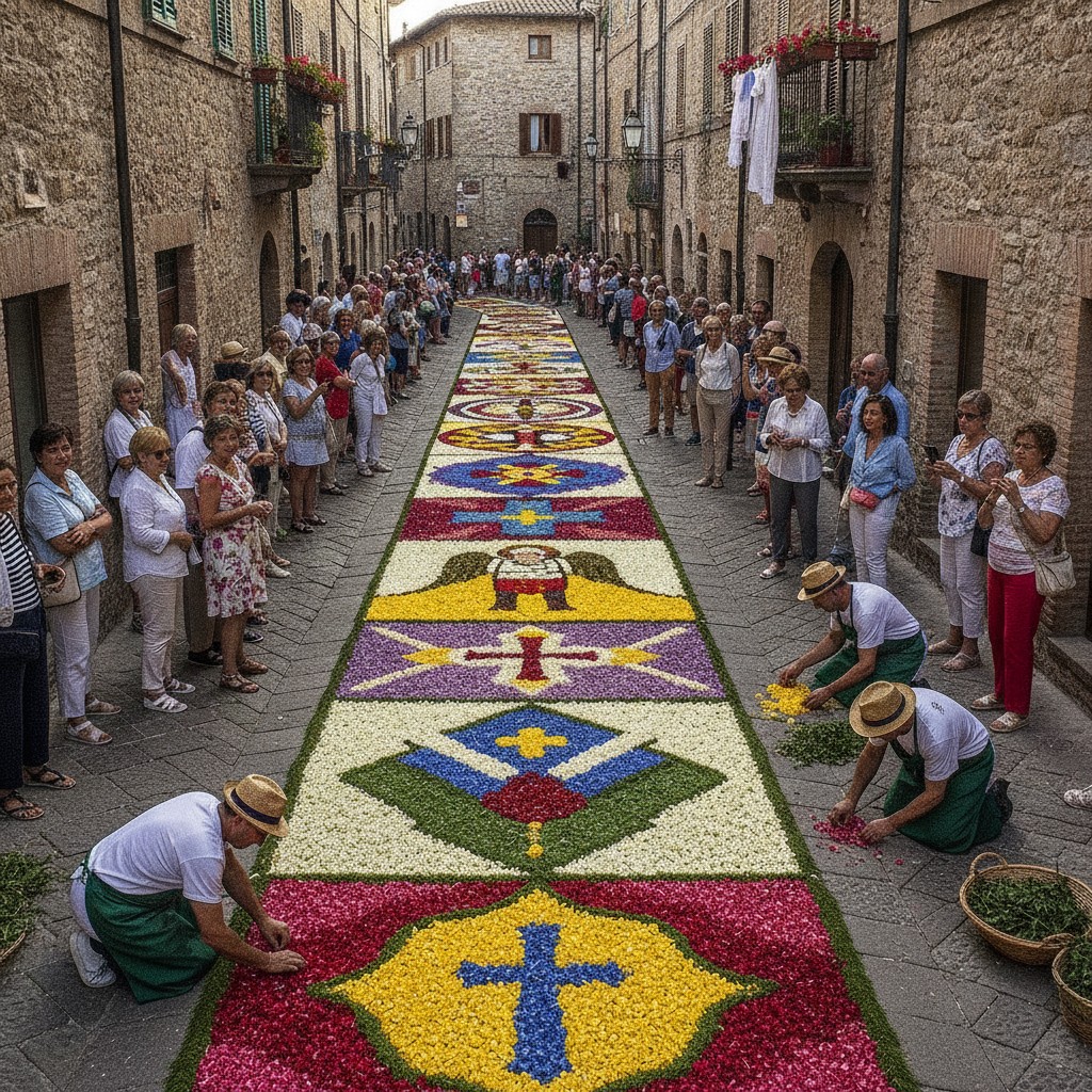 Infiorate del Corpus Domini in Italia: Scopri le Tradizioni Floreali