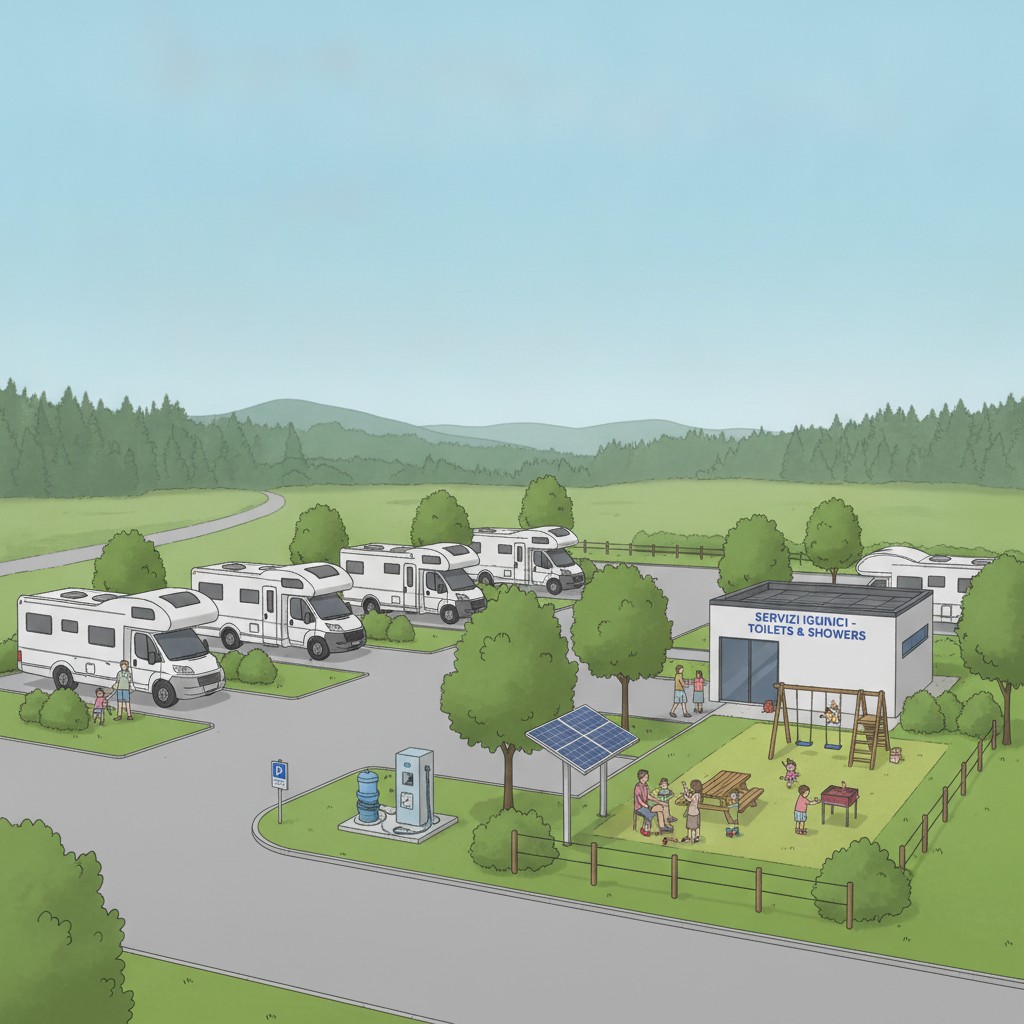 Sosta Camper con Servizi: Cosa Aspettarsi