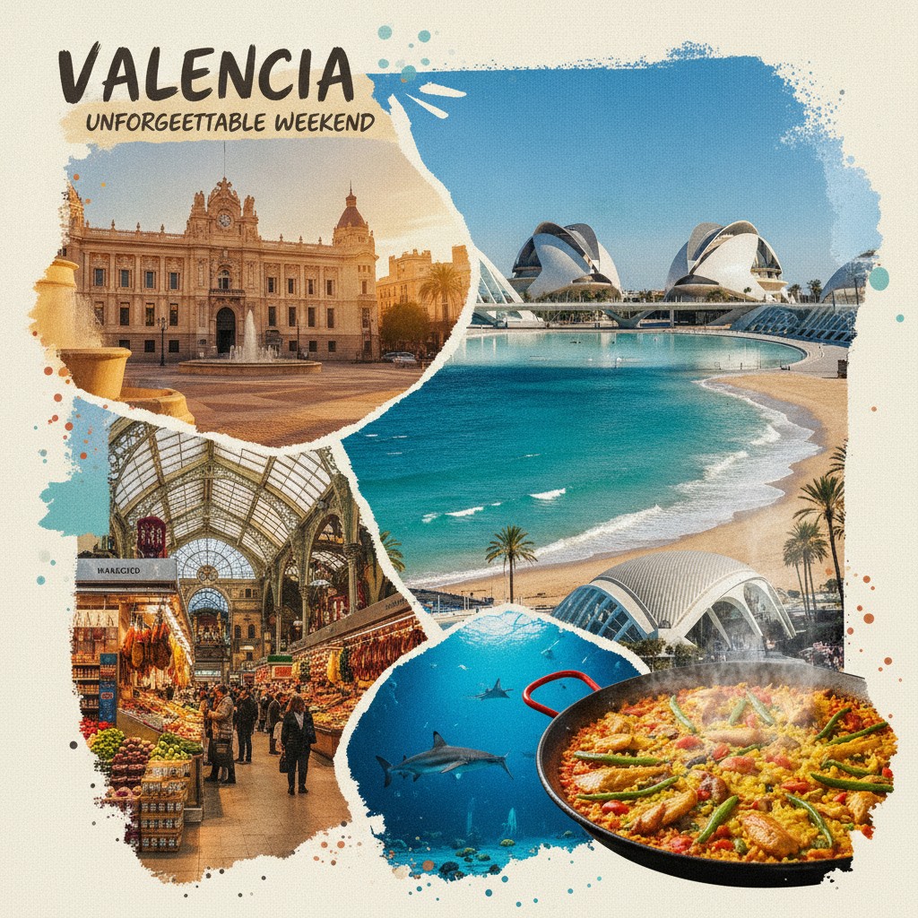 Il mio itinerario di un weekend lungo a Valencia