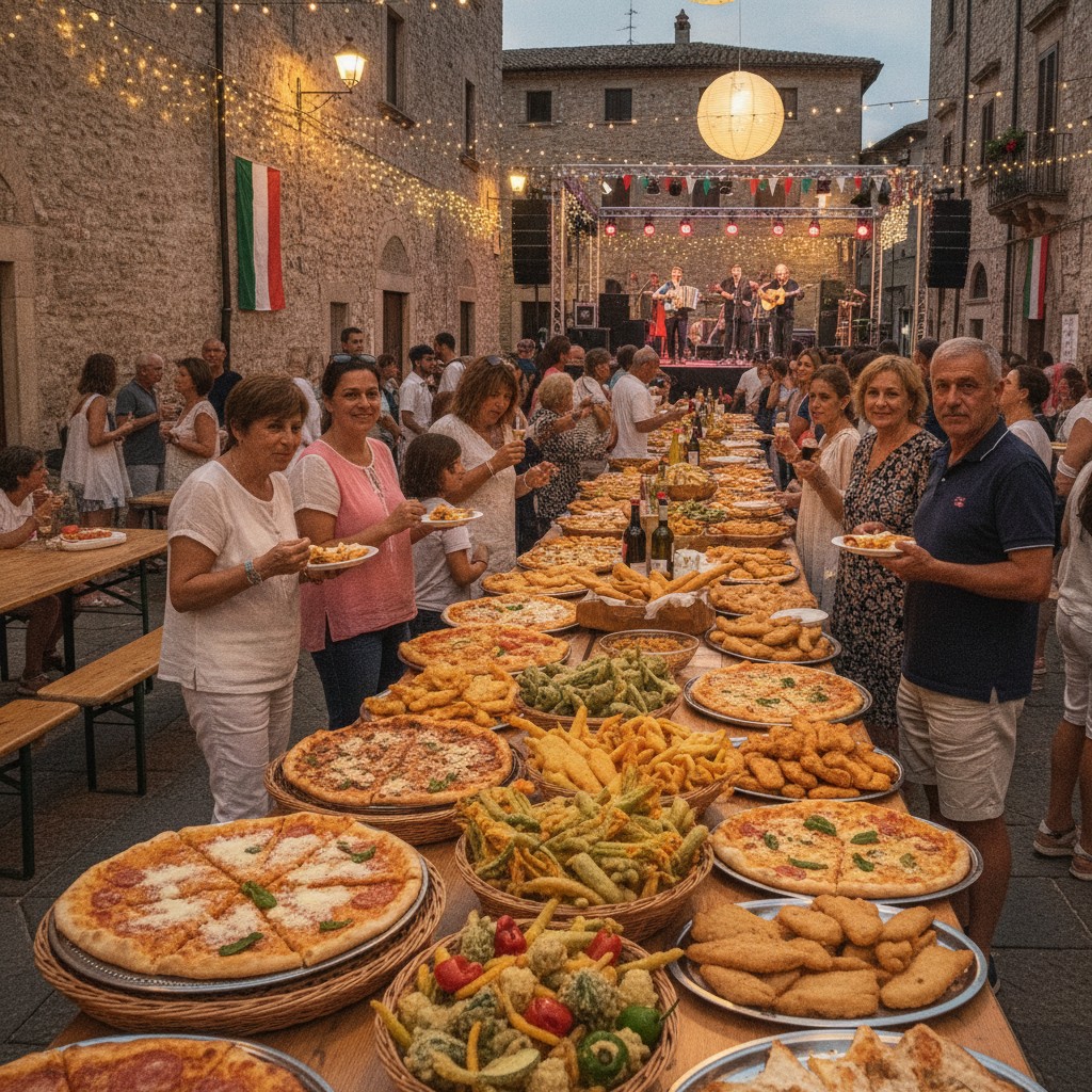 Sagra della Pizza Fritta a Vico nel Lazio: Tradições, Sapori e Atmosfera Unica