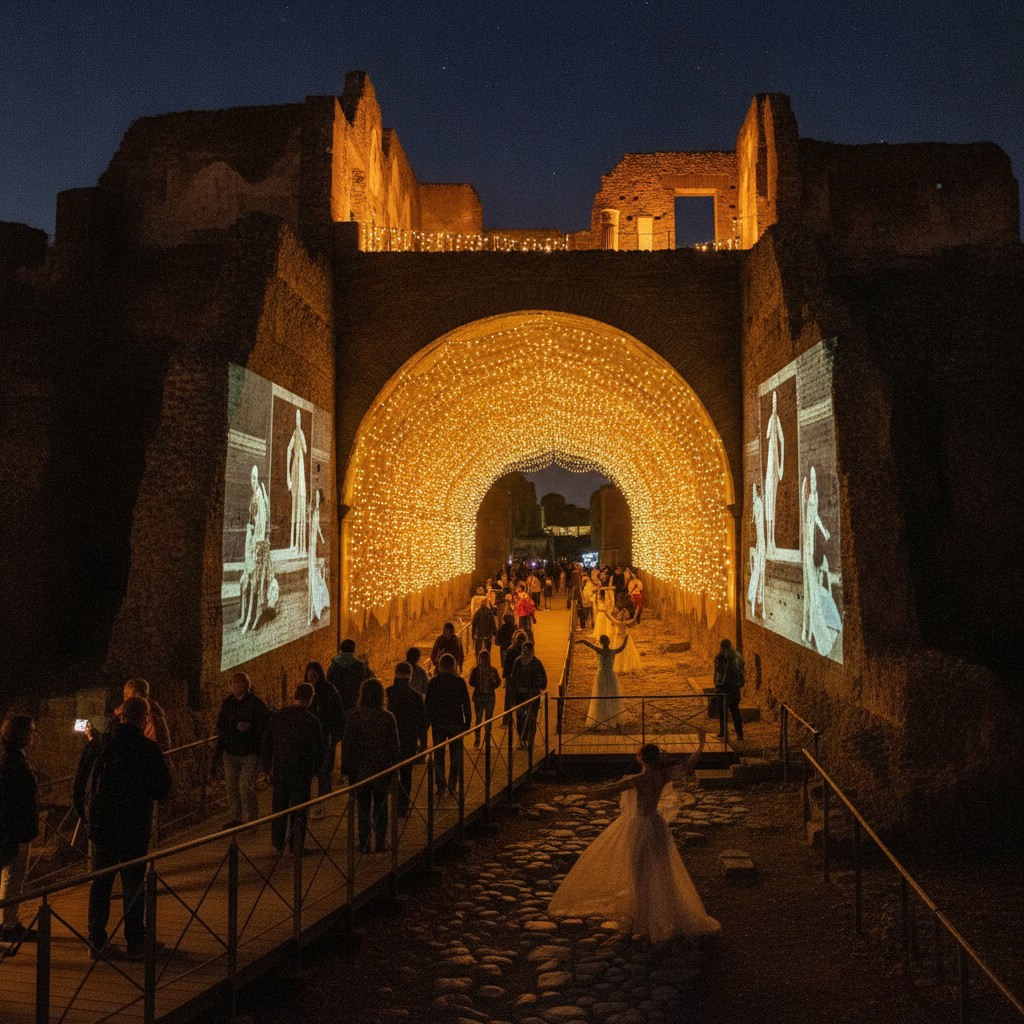 Ercolano: La Magia delle Visite Serali nel Parco Archeologico