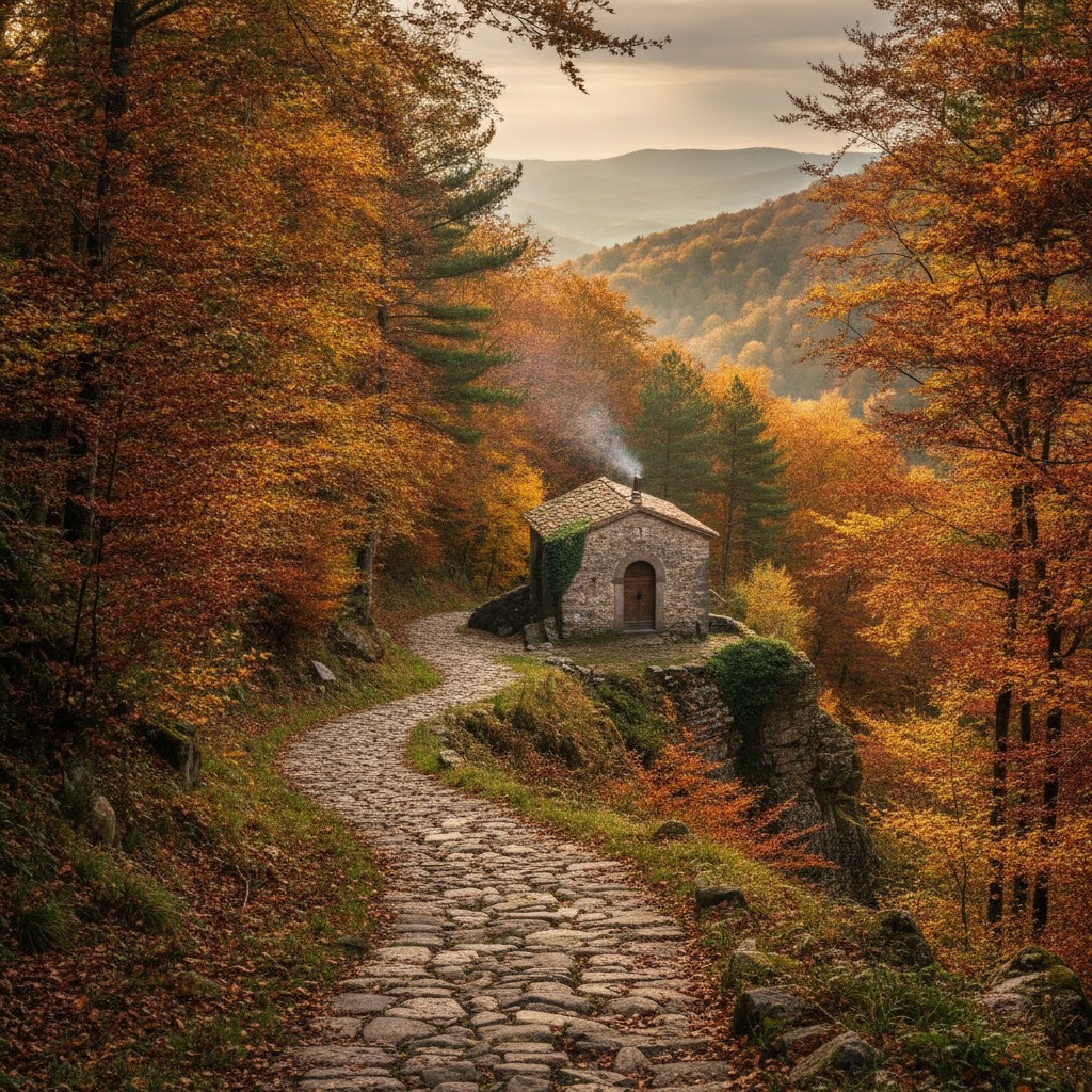 Cammini d’Italia in autunno: tappe, eremi e vie di pietra